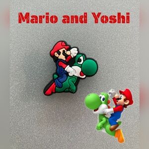 BOGO!! BUNDLE For Discount!!!     Mario and Yoshi Croc Charm